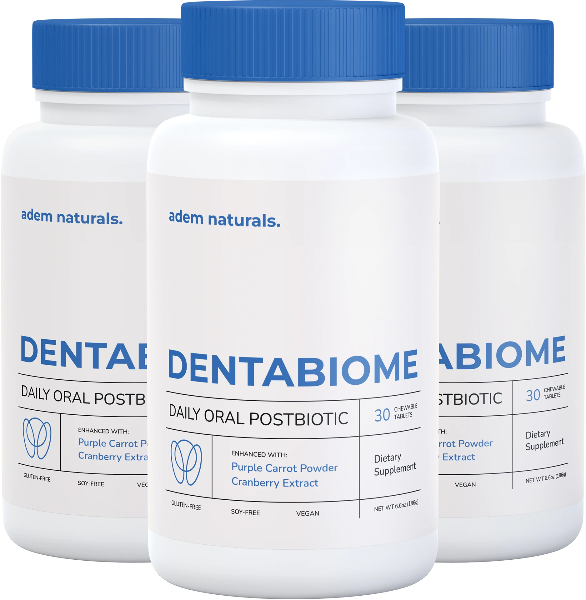 Three bottle DentaBiome package